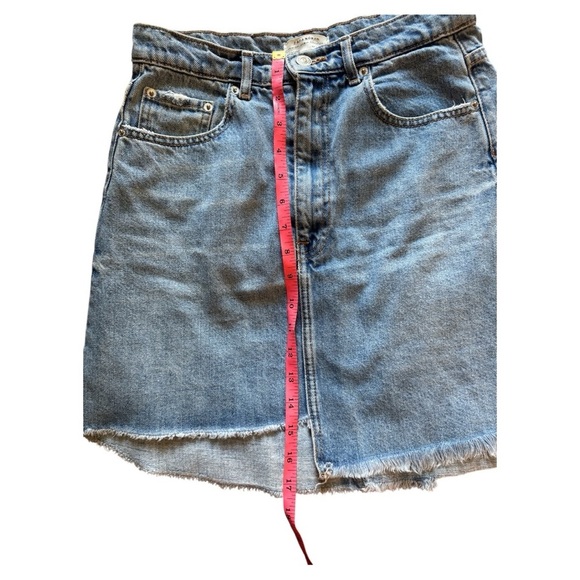 Zara Blue Denim Skirt - Picture 5 of 8
